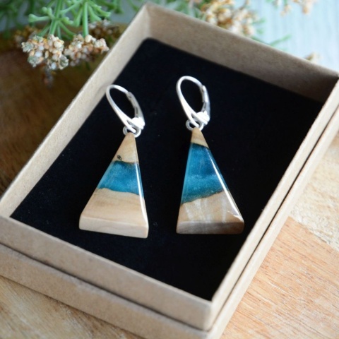 Unikatowe kolczyki ręcznie wykonane