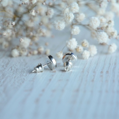 Ręcznie wykonane kolczyki w srebrze