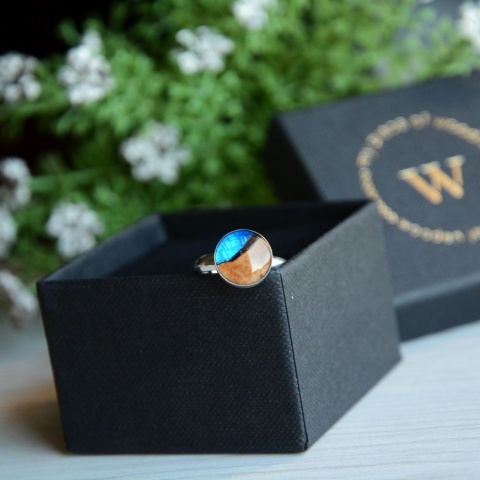 Ręcznie wykonany pierścionek