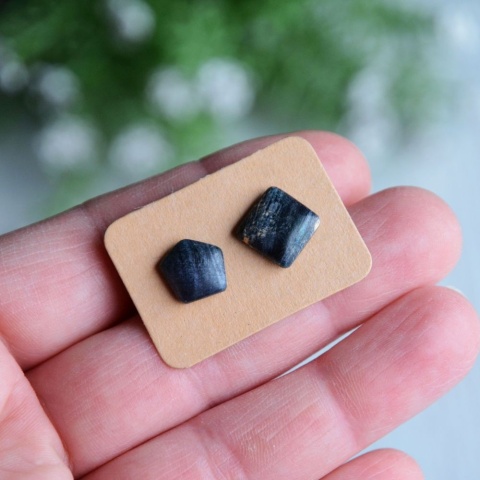 Kolczyki geometryczne wkrętki