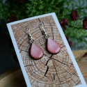 Różowe kolczyki hand made