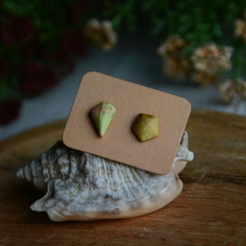 Asymetryczne kolczyki wkrętki